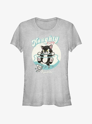 Disney Pinocchio Naughty Figaro & Cleo Girls T-Shirt