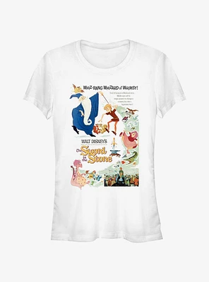 Disney the Sword Stone Poster Girls T-Shirt