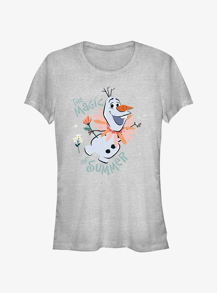 Disney Frozen Olaf The Magic Of Summer Girls T-Shirt