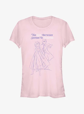 Disney Frozen 2 The Love Between SIsters Is Forever Girls T-Shirt