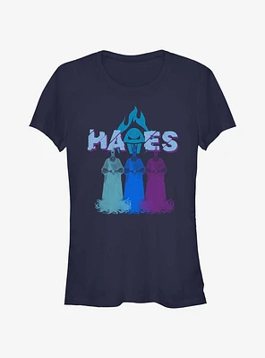 Disney Villains Hades Flames Girls T-Shirt