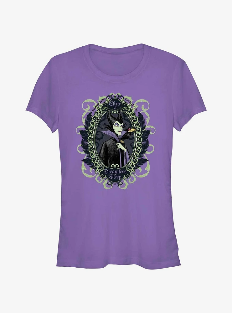 Disney Villains Maleficent Elixir Of Dreamless Sleep Girls T-Shirt