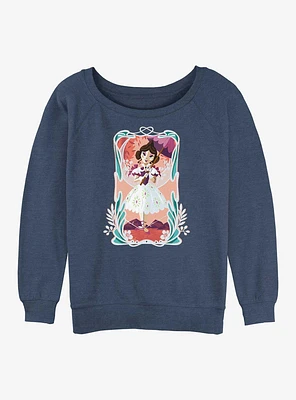 Haunted Mansion Tightrope Girls Slouchy Sweatshirt