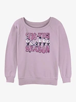 Haunted Mansion Tis the Season Girls Slouchy Sweatshirt