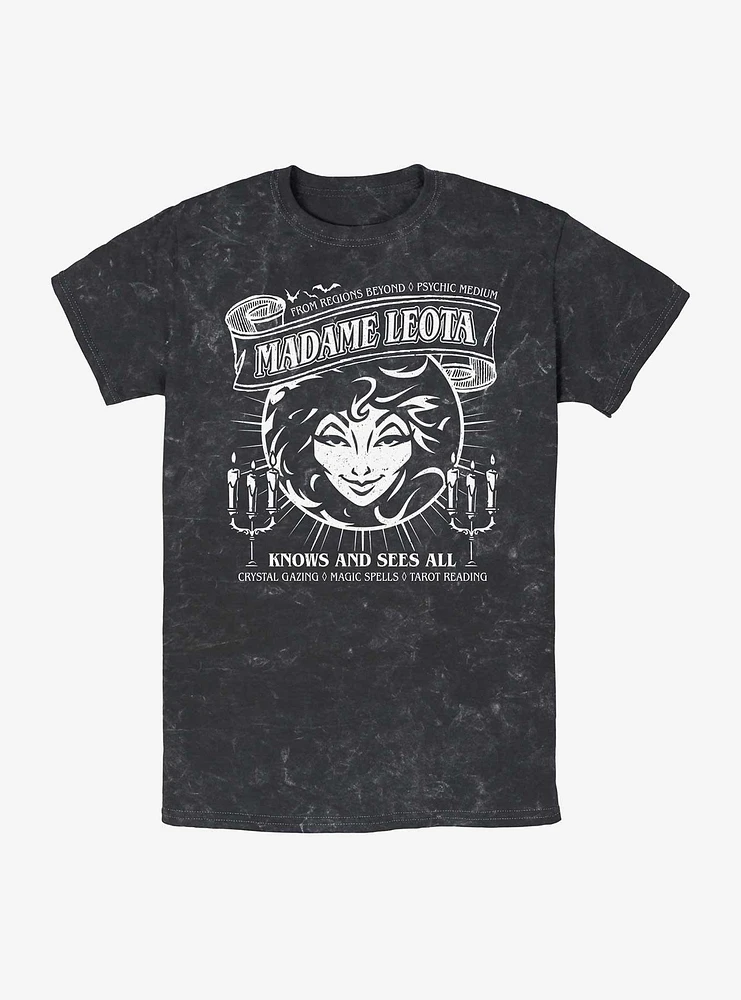 Haunted Mansion Madame Leota Knows All Mineral Wash T-Shirt