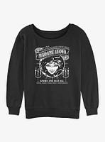 Haunted Mansion Madame Leota Knows All Girls Slouchy Sweatshirt