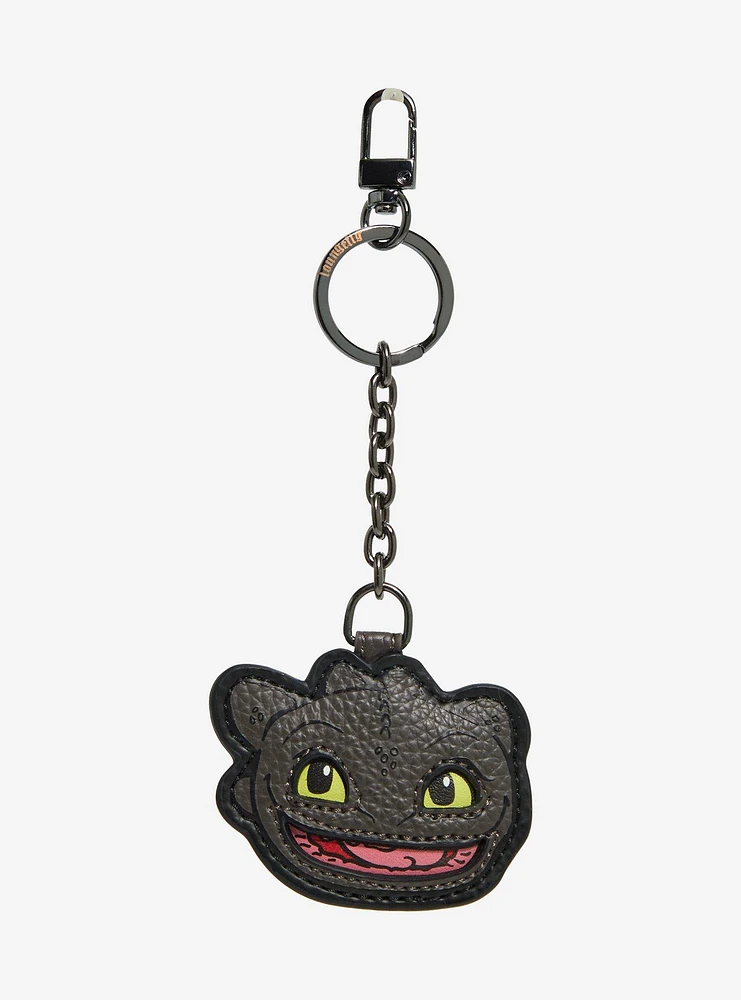 Loungefly DreamWorks How to Train Your Dragon Toothless Face Keychain - BoxLunch Exclusive