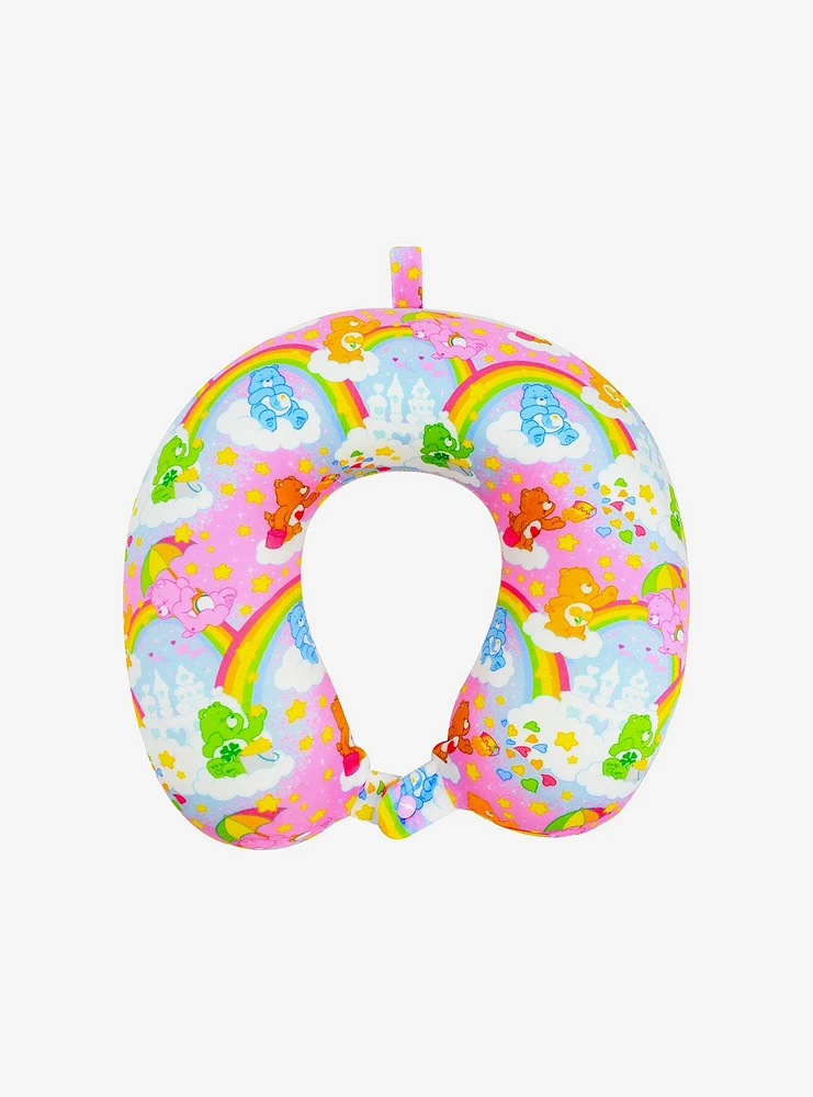 FUL Care Bears Clouds All Over Print Travel Neck Pillow