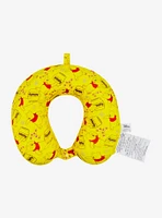 FUL Disney Winnie The Pooh Honey All Over Print Travel Neck Pillow