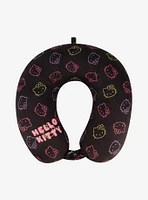 FUL Hello Kitty Face Outline Travel Neck Pillow