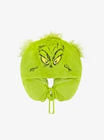 FUL The Grinch Face Hooded Fur Travel Neck Pillow