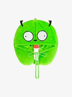 FUL Invader Zim GIR Hooded Travel Neck Pillow