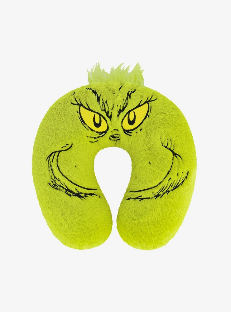 FUL The Grinch Big Face Travel Neck Pillow