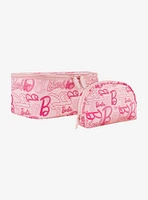 FUL Barbie 2-Piece Travel Cosmetic Bag Set