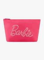 FUL Barbie Rhinestone Logo Cosmetic Bag