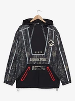 Jurassic Park Logo Quarter Zip Windbreaker Jacket — BoxLunch Exclusive