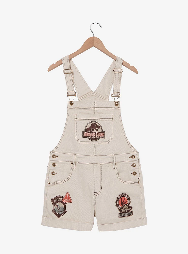 Jurassic Park Logo Women's Overall Shorts — BoxLunch Exclusive