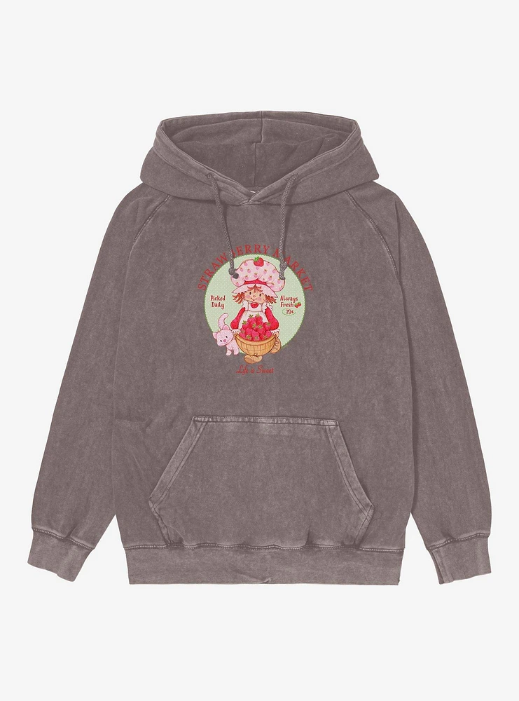 Strawberry Shortcake Market Mineral Wash Hoodie