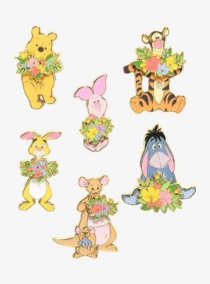 Loungefly Disney Winnie the Pooh Floral Characters Blind Box Enamel Pin - BoxLunch Exclusive