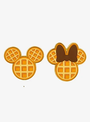 Loungefly Disney Mickey & Minnie Mouse Waffle Scented Enamel Pin Set - BoxLunch Exclusive
