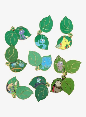 Loungefly Disney Pixar A Bug's Life Character Leaf Sliding Blind Box Enamel Pin - BoxLunch Exclusive
