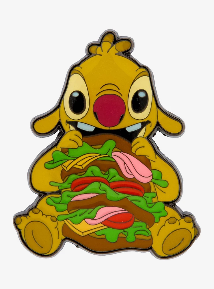 Loungefly Disney Lilo & Stitch Reuben with Sandwich Enamel Pin - BoxLunch Exclusive