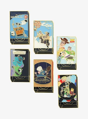 Loungefly Disney Pixar VHS Covers Blind Box Enamel Pin - BoxLunch Exclusive