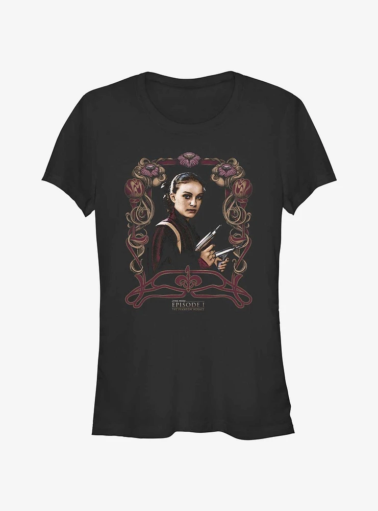 Star Wars Padme Portrait Girls T-Shirt