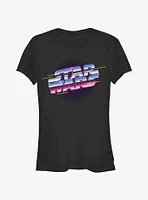 Star Wars Chrome Logo Girls T-Shirt