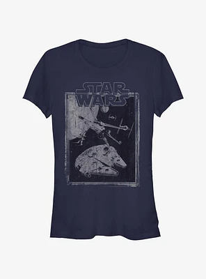 Star Wars Sketched Concept Girls T-Shirt