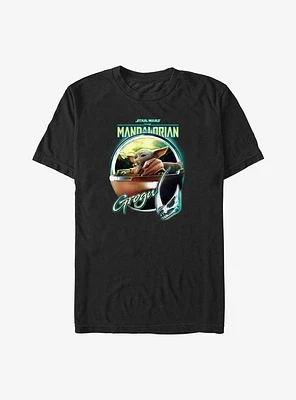 Star Wars The Mandalorian Grogu Chrome T-Shirt