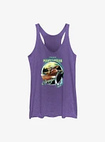 Star Wars The Mandalorian Grogu Chrome Girls Tank