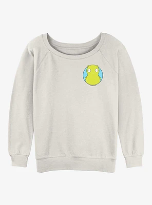 Bob's Burgers Kuchi Kopi Pocket Hit Girls Slouchy Sweatshirt