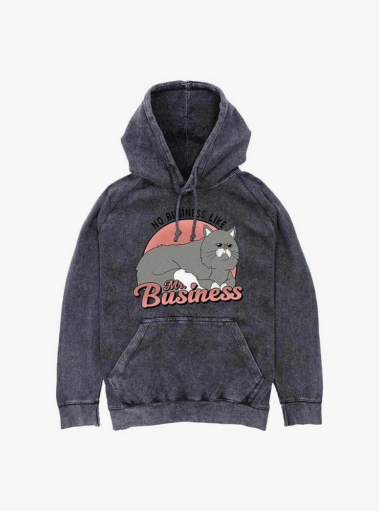 Bob's Burgers Mr.Business Mineral Wash Hoodie