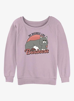 Bob's Burgers Mr.Business Girls Slouchy Sweatshirt