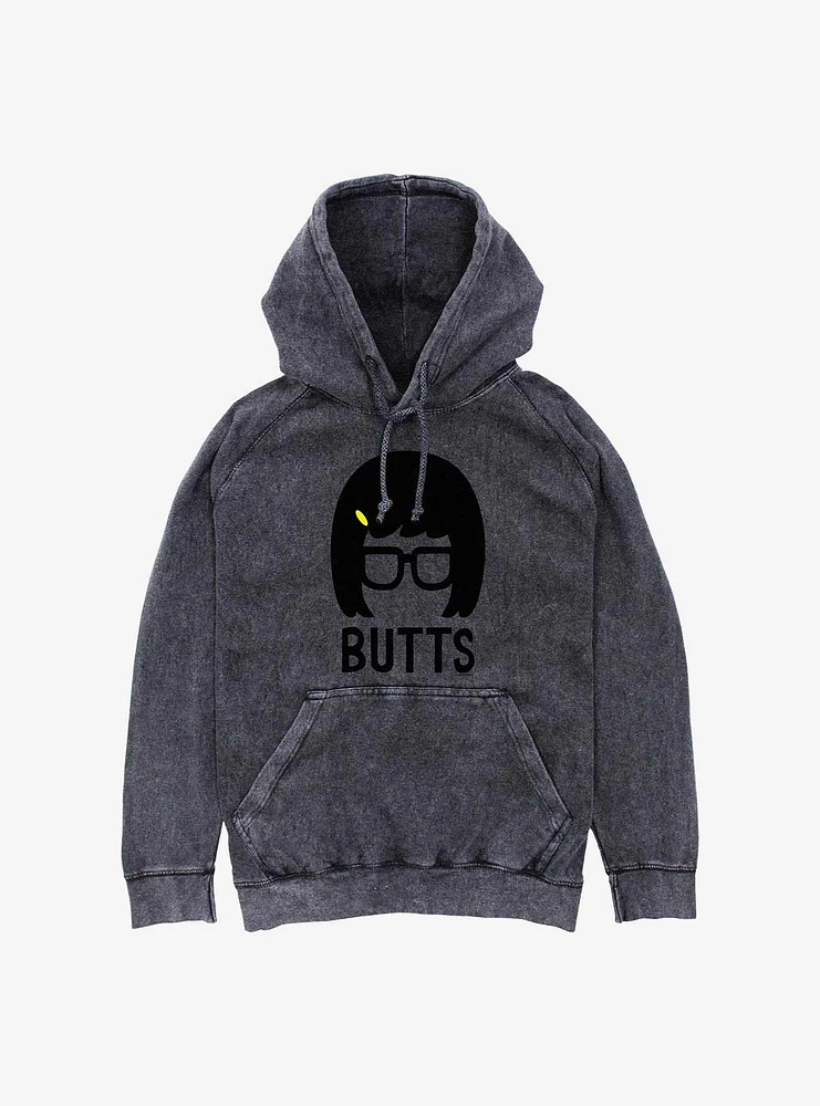 Bob's Burgers Butts Mineral Wash Hoodie