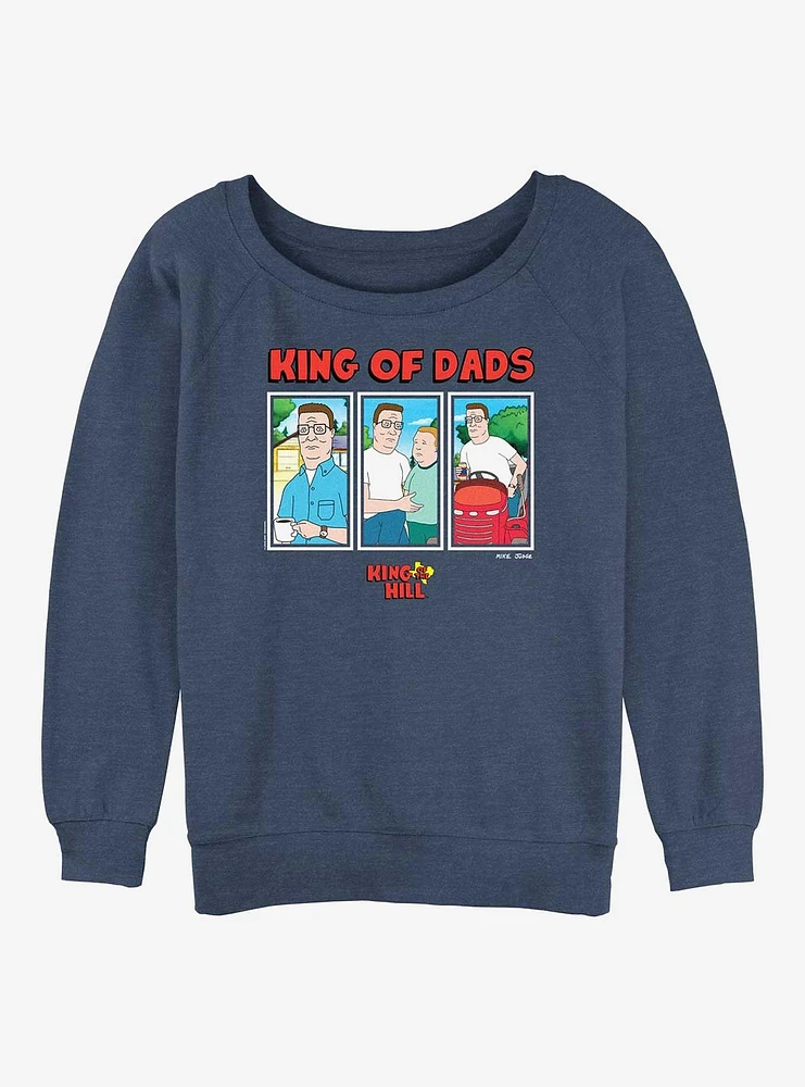 King Of the Hill Dads Girls Slouchy Sweatshirt