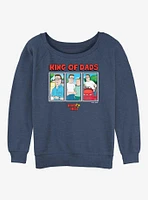 King Of the Hill Dads Girls Slouchy Sweatshirt