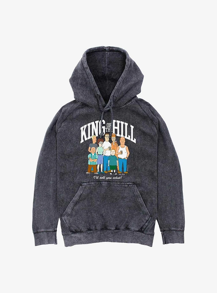 King of the Hill Group Athletic Mineral Wash Hoodie