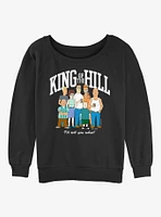 King of the Hill Group Athletic Girls Slouchy Sweatshirt