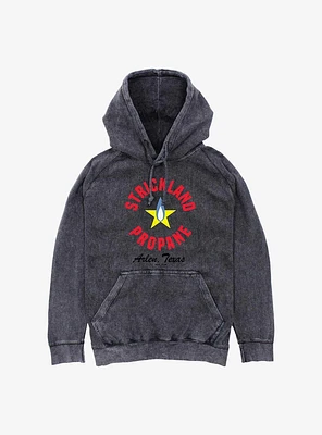 King of the Hill Strickland Propane Logo Mineral Wash Hoodie