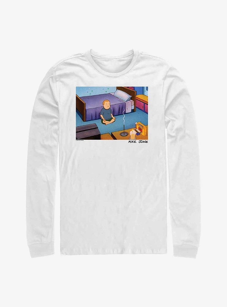 King of the Hill Bobby Meditating Long-Sleeve T-Shirt