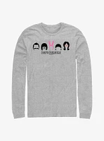 Bob's Burgers Hair Lineup Long-Sleeve T-Shirt