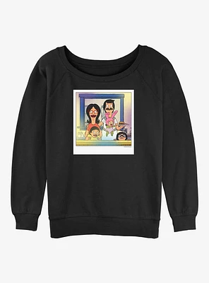 Bob's Burgers Belcher Polaroid Girls Slouchy Sweatshirt