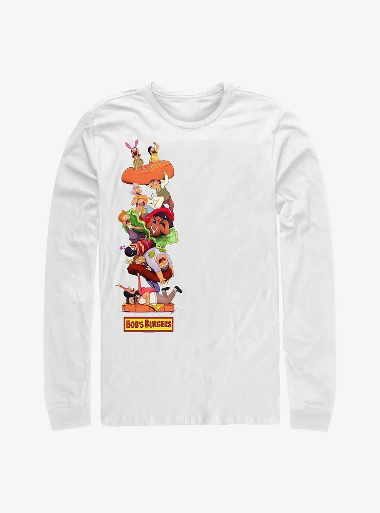 Bob's Burgers Stack Painting Long-Sleeve T-Shirt