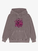 Dungeons & Dragons Magenta Ampersand Logo Mineral Wash Hoodie