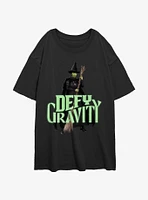 Wicked Elphaba Defy Gravity Girls Oversized T-Shirt