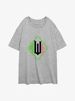 Wicked Dual Icons Girls Oversized T-Shirt