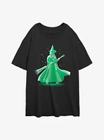 Wicked Elphaba Witch Girls Oversized T-Shirt