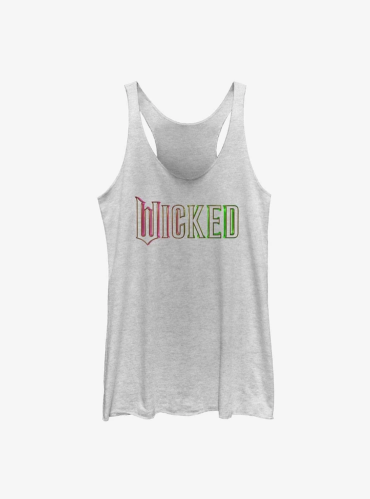 Wicked Pink And Green Logo Girls Tank